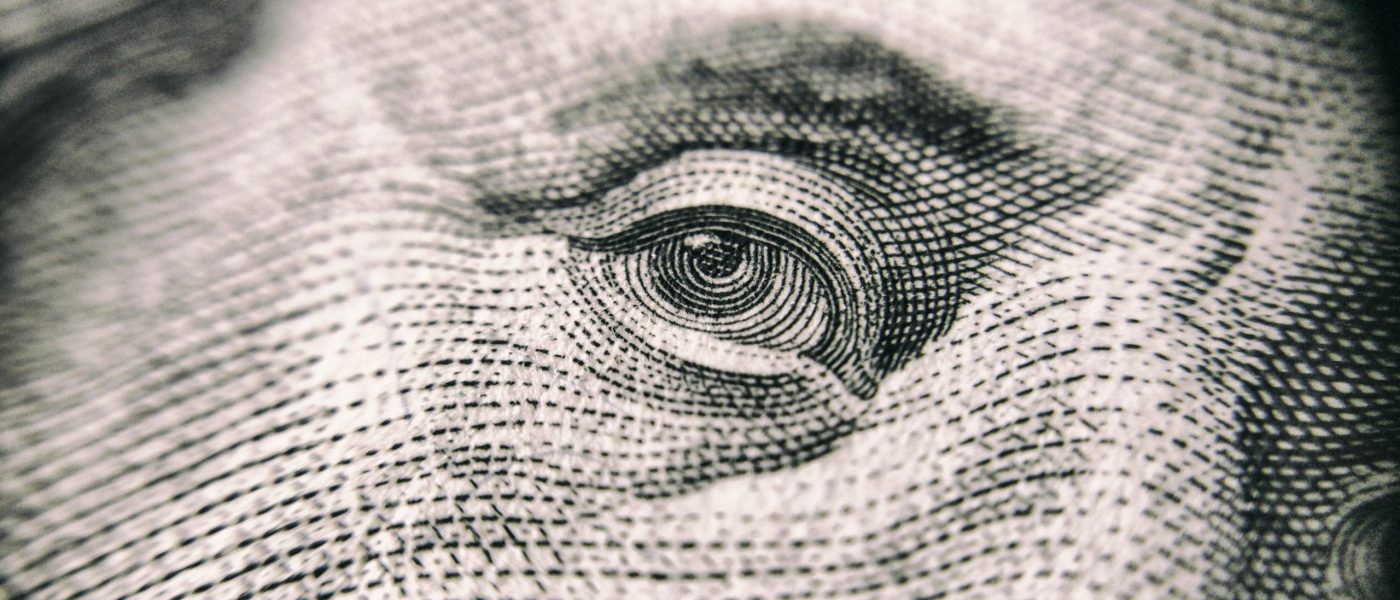 Benjamin Frankin's eye PEXELS A close up of Benjamin Franklin's eye on a US dollar bill